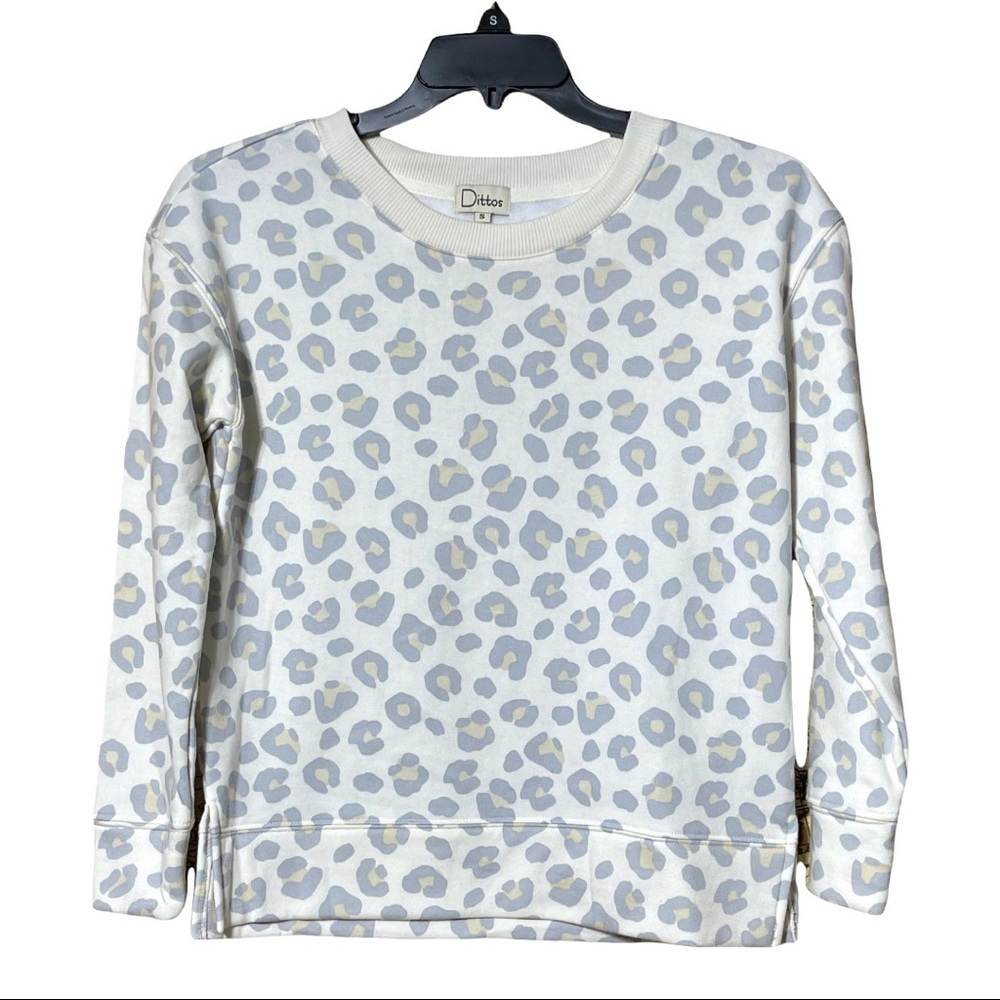 Dittos Gray Camo Crew Neck Sweatshirt